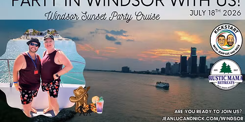 Windsor Sunset Party Cruise with Jean-Luc and Nick