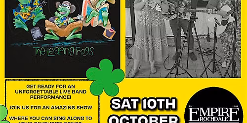 The Leaping Frogs live at Empire Rochdale