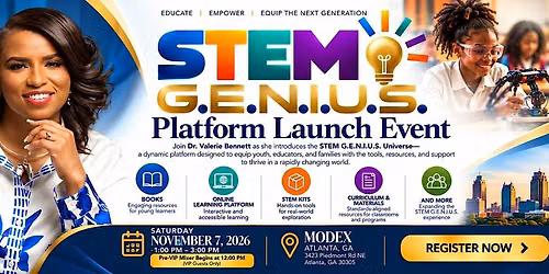 STEM G.E.N.I.U.S. Platform Launch Event