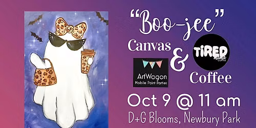 Canvas & Coffee: \u201cBoo-jee Ghost\u201d