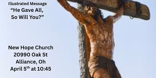 "He Gave All, So Will You?"