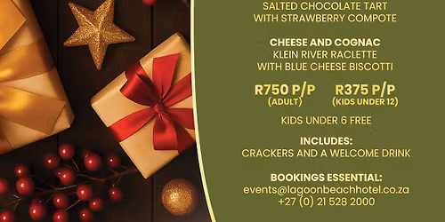 Christmas Eve Dinner at Lagoon Beach Hotel