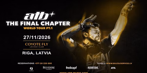 ATB - THE FINAL CHAPTER WORLD TOUR PT.1