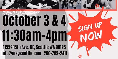 Sensei Erik Paulson Seminar – October 3 & 4, 2026