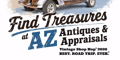 Pop Up Sale at Treasures A-Z October Vintage Shop Hop