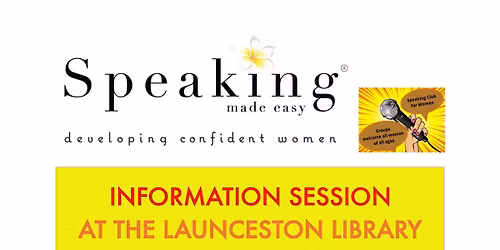 Speaking Made Easy Information Session