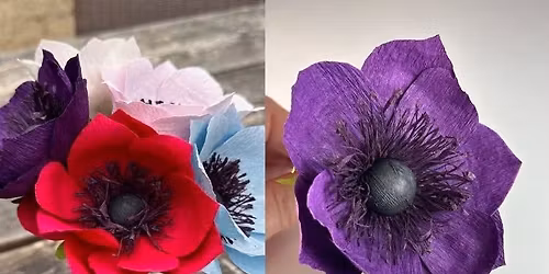Crepe Paper Flower Workshops: Anemone  