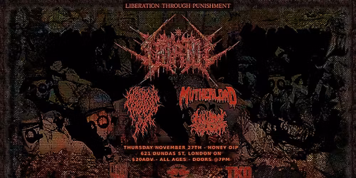 VITRIOL \/\/ WEEPING \/\/ MUTHERLOAD \/\/ HUNTING SEASON