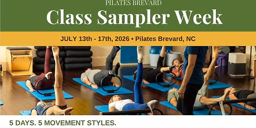 Pilates Brevard Sampler Week