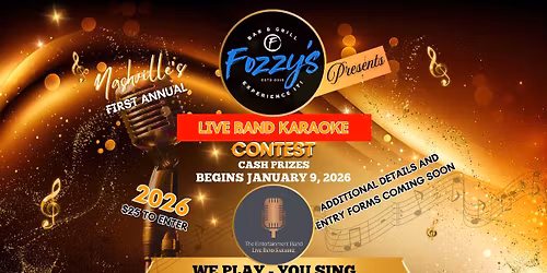 Live Band Karaoke Contest at Fozzy's - Franklin