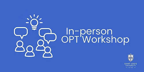 OPT Workshop for Fall 2026 Graduates