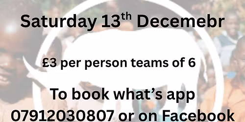 Christmas Quiz Night - Phoebe's Kenya Fundraiser