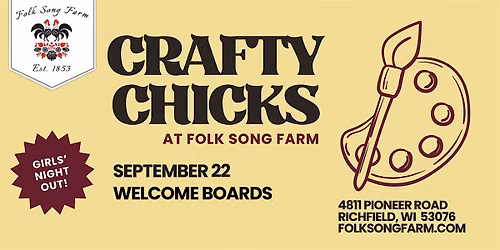 Crafty Chicks: Custom Porch & Entryway Welcome Sign Workshop