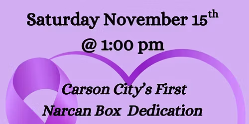 Carson City\u2019s 1st Narcan Box Dedication