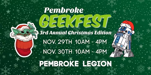 Pembroke GeekFest Christmas 2025