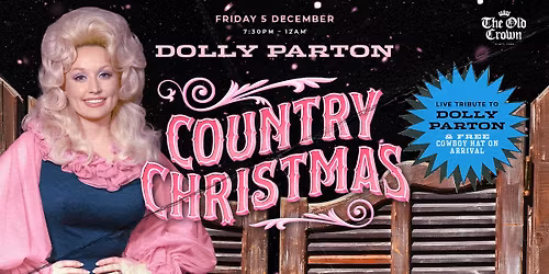 A Dolly Parton Country Christmas Party at The Old Crown