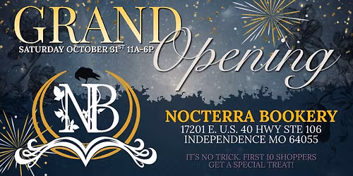 NOCTERRA BOOKERY GRAND OPENING!