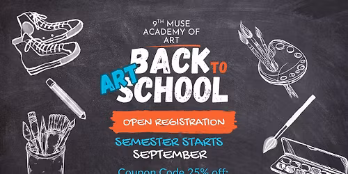 School Semester Fine Art Lessons for Children 5 - 95