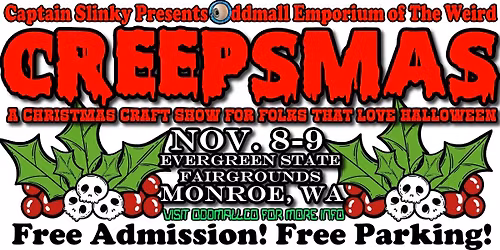 Captain Slinky Presents Oddmall Emporium of The Weird CREEPSMAS 2025