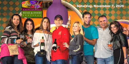 12th Annual Boca Raton Wine & Food Festival, A Culinary Affair!\ud83d\udc44\ud83c\udf77\ud83c\udf7a\ud83c\udf78\ud83c\udf70\ud83c\udf89\ud83c\udfb6\u2764\ufe0f