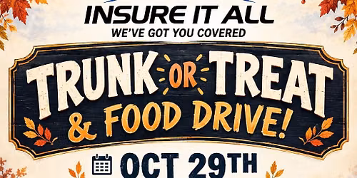 Trunk or Treat & Food Drive