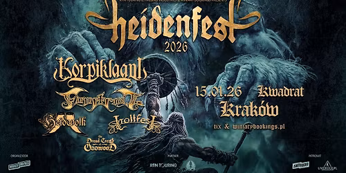 HEIDENFEST 2026: KORPIKLAANI + inni \/ 15.01.26 \/ Kwadrat, Krak\u00f3w