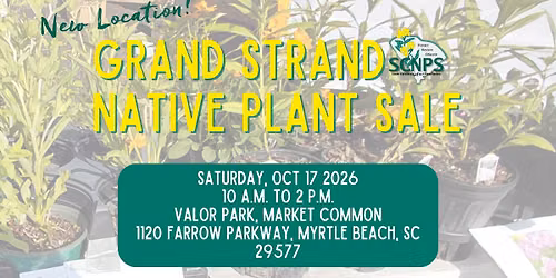 SCNPS Grand Strand Fall Plant Sale