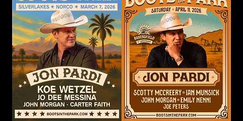 Boots In The Park: Jon Pardi & Scotty Mccreery