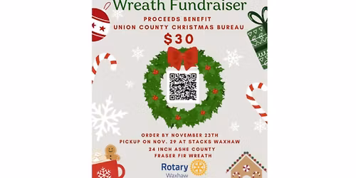 Rotary Wreath Sale - pickup on Nov 29