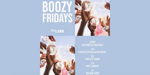 Boozy Fridays at The Lark Lisburn