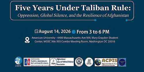 FIVE YEARS UNDER TALIBAN RULE: Oppression, Global Silence & the Resilience