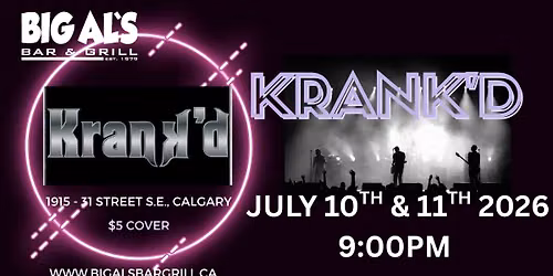 LIVE MUSIC WITH KRANK'D 
