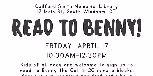 Read to Benny the Cat!