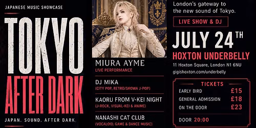 TOKYO AFTER DARK [LIVE SHOW & DJ]
