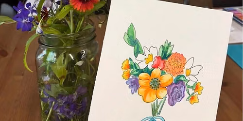 Beginning Watercolor: Wildflowers