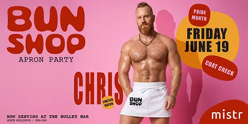 Bun Shop Apron Party LA - Pride Month Edition