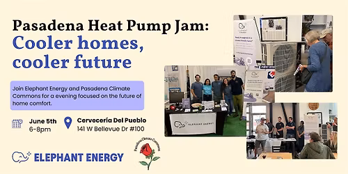 Pasadena Heat Pump Jam: Cooler Homes, Cooler Future