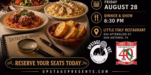 M**der at the Mic: Stand-Up Comedy M**der Mystery Dinner
