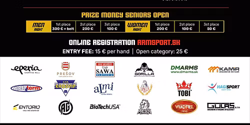 Prešov Armwrestling Cup 2025