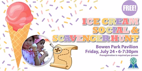 Ice Cream Social & Scavenger Hunt