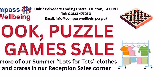 Book, Puzzle and Games Sale