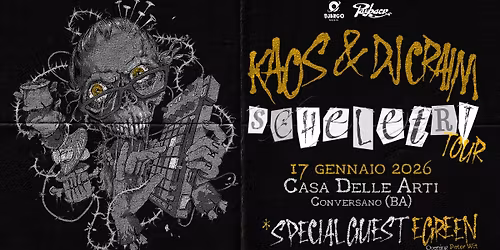 SCHELETRI - KAOS & DJ CRAIM + EGREEN special guest [Opening Peter Wit] @ Locomotiv Club