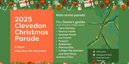 \ud83c\udf84 Clevedon Christmas Parade 2025 \ud83c\udf85