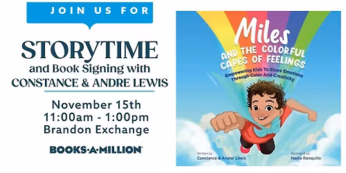 Storytime & Book Signing with Constance & Andre Lewis