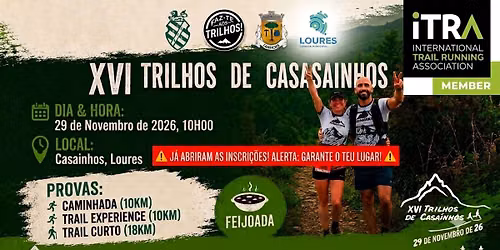 XVI TRILHOS DE CASAINHOS