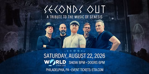 Genesis Tribute Seconds Out at World Stage Philadelphia