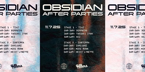 OBSIDIAN AFTER PARTIES [FEAT. TAKAAKI ITOH]