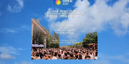 Milano Open Air - Design Week 2026 - Parco Memorie Industriali