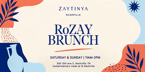 RoZAY Brunch at Zaytinya