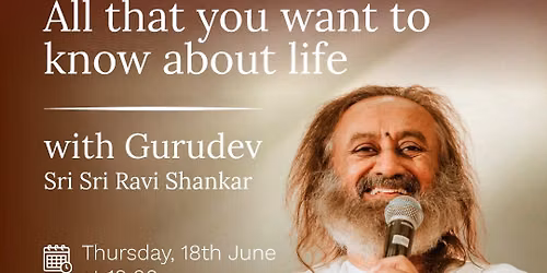 Gurudev Sri Sri Ravi Shankar public talk in Luxembourg